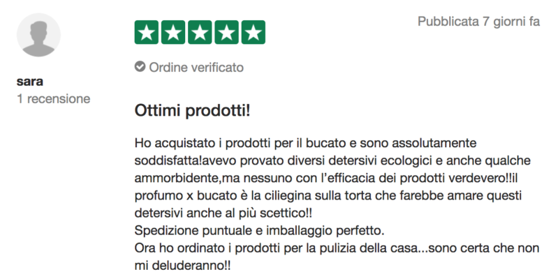 Ammorbidente Verdevero recensione